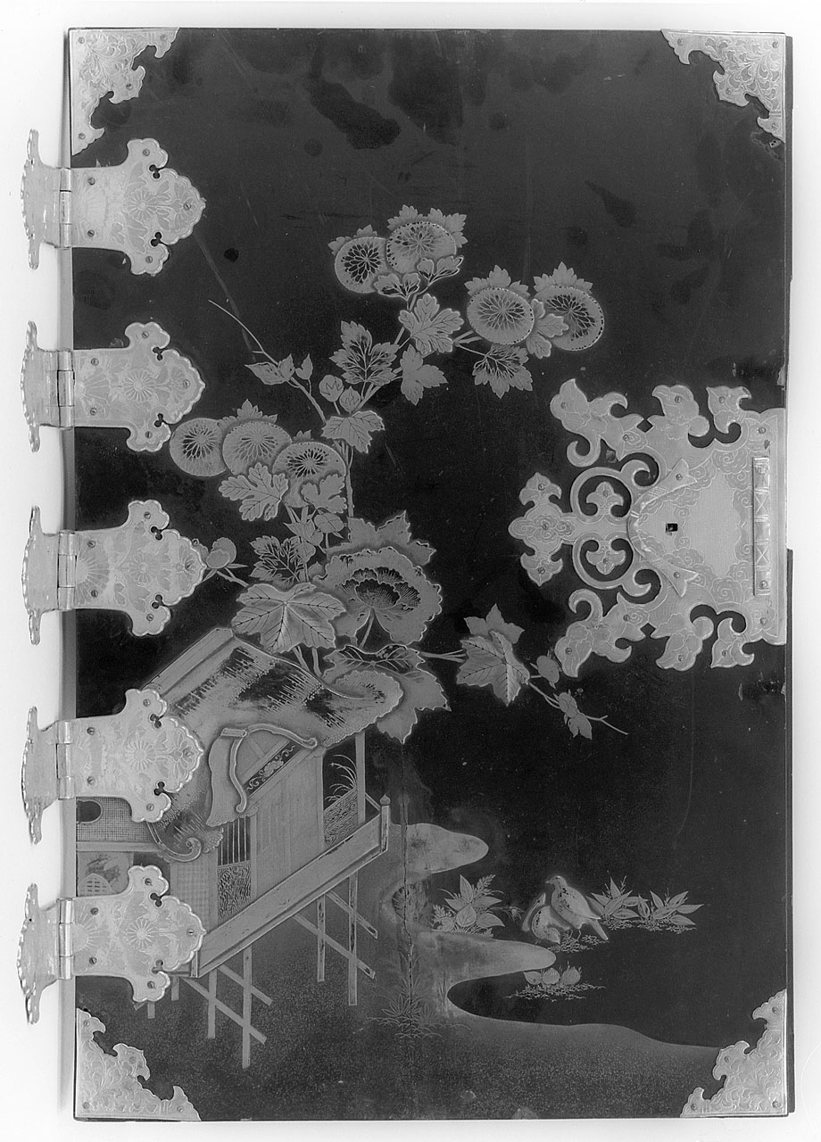 sportello di stipo - manifattura giapponese (seconda metà sec. XVII)