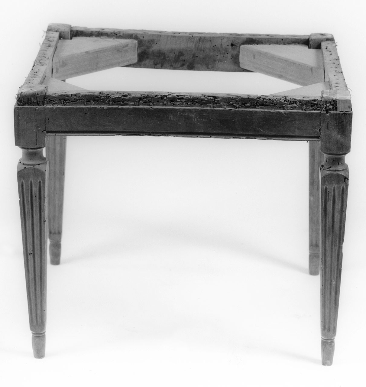 sgabello - manifattura toscana (secc. XVIII/ XIX)