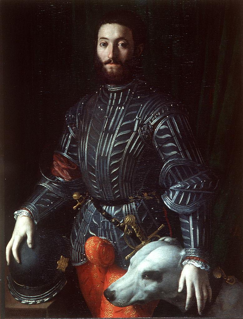 ritratto di Guidobaldo II della Rovere (dipinto) di Allori Agnolo detto Bronzino (sec. XVI)
