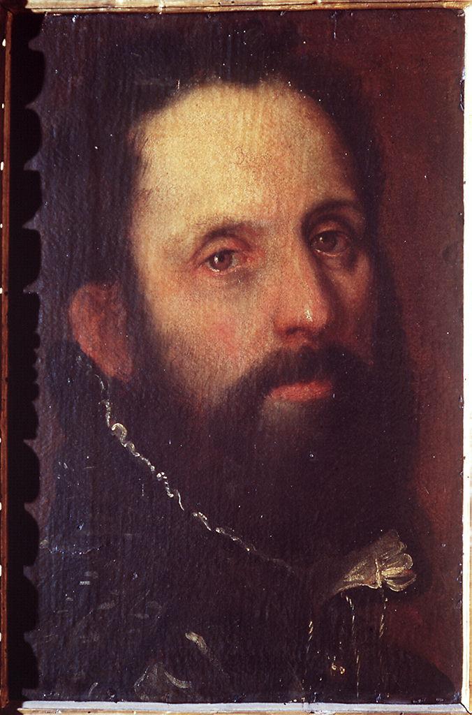ritratto d'uomo (dipinto) di Barocci Federico (bottega) (seconda metà sec. XVI)