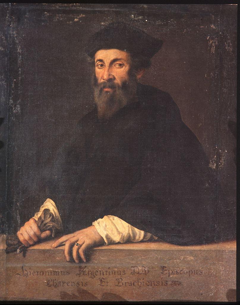 ritratto del vescovo Girolamo Argentino (dipinto) - ambito veneto (?) (sec. XVI)