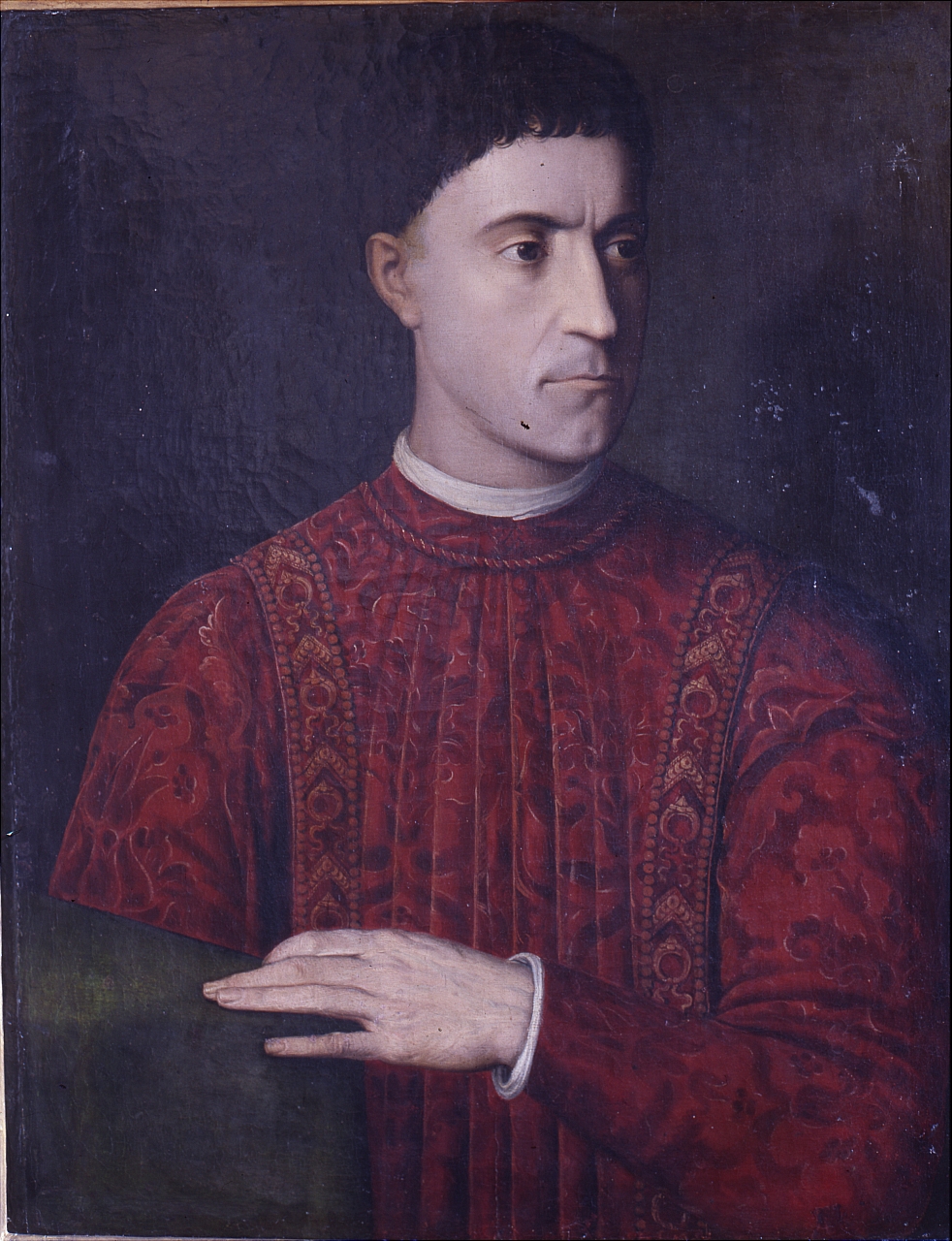 ritratto di Piero de' Medici detto il Gottoso (dipinto) di Allori Agnolo detto Bronzino (bottega) (sec. XVI)