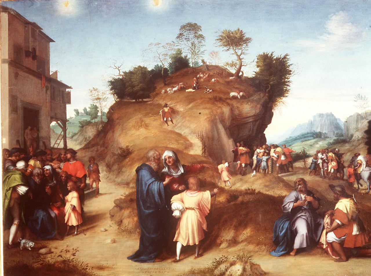 storie dell'infanzia di Giuseppe (dipinto) di Andrea del Sarto (primo quarto sec. XVI)