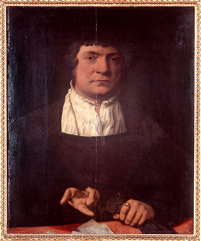 ritratto d'uomo (dipinto) di Vermeyen Jan Cornelis (prima metà sec. XVI)