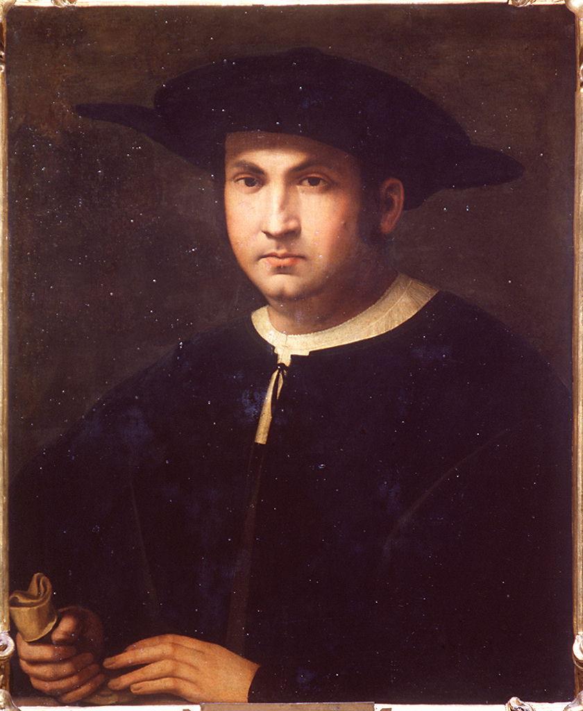 ritratto d'uomo (dipinto) di Antonio del Ceraiolo (sec. XVI)
