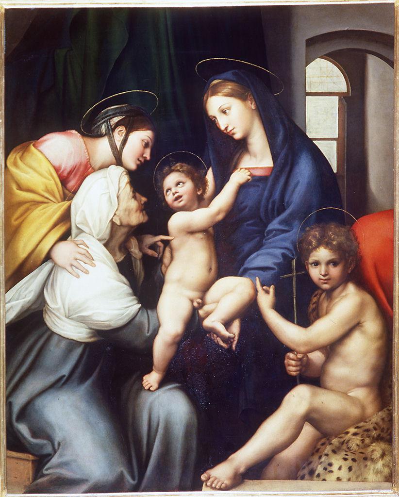Madonna dell'Impannata, Madonna con Bambino e Sante (dipinto) di Raffaello (primo quarto sec. XVI)