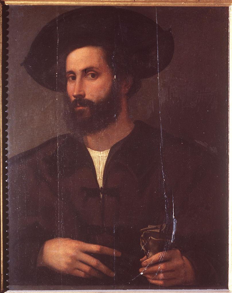 ritratto d'uomo (dipinto) di Campi Giulio (sec. XVI)