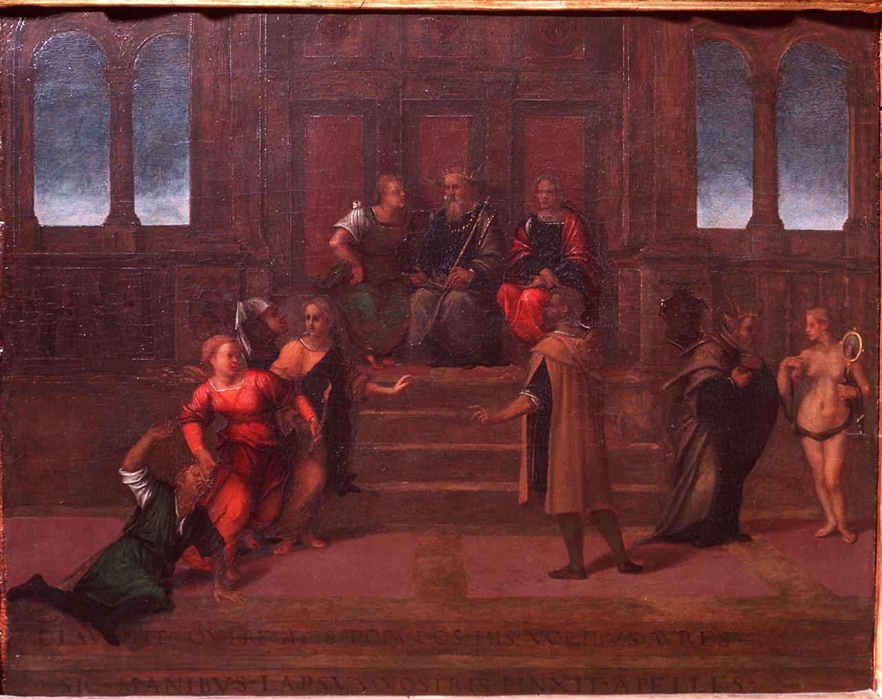 Calunnia di Apelle (dipinto) di Francesco di Cristofano detto Franciabigio (primo quarto sec. XVI)