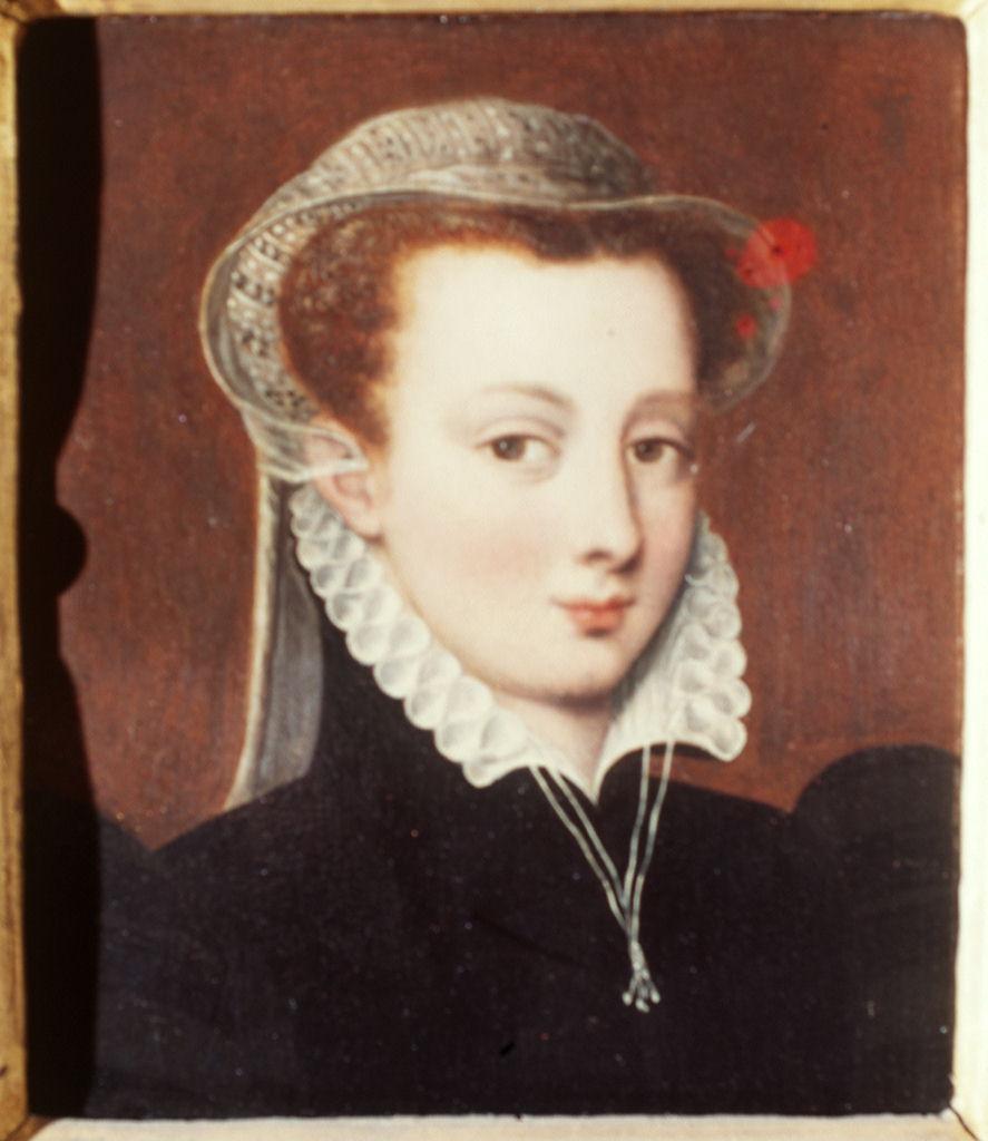 ritratto di donna (dipinto) - ambito francese (ultimo quarto sec. XVI)