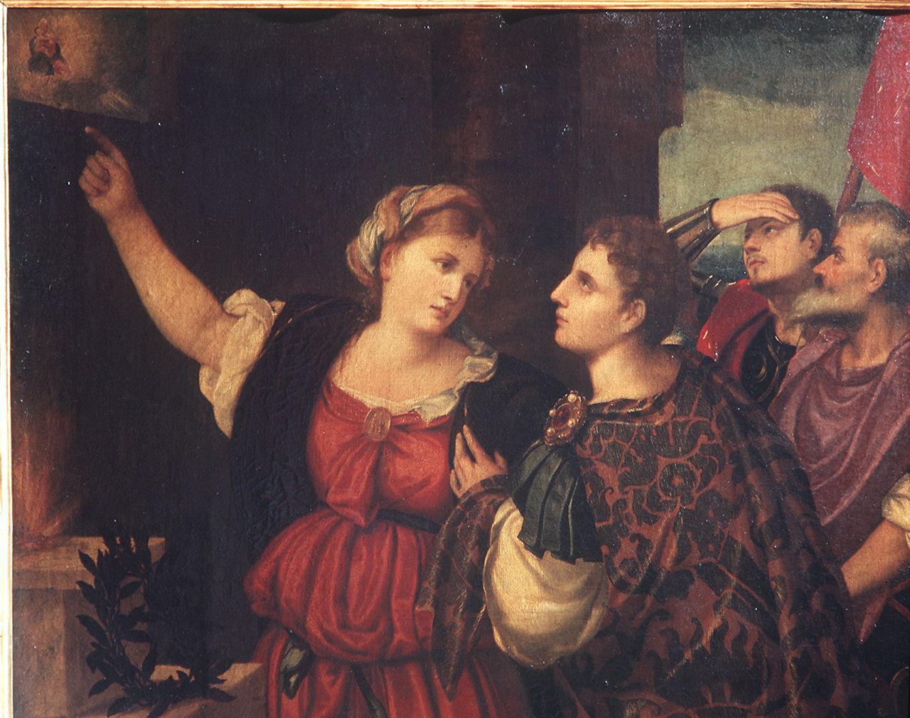 visione di Augusto (dipinto) di De Pitati Bonifacio detto Bonifacio Veronese (secondo quarto sec. XVI)