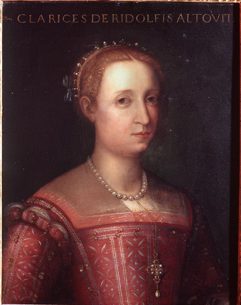 ritratto di Clarice Ridolfi Altoviti (dipinto) di Dell'Altissimo Cristofano (seconda metà sec. XVI)
