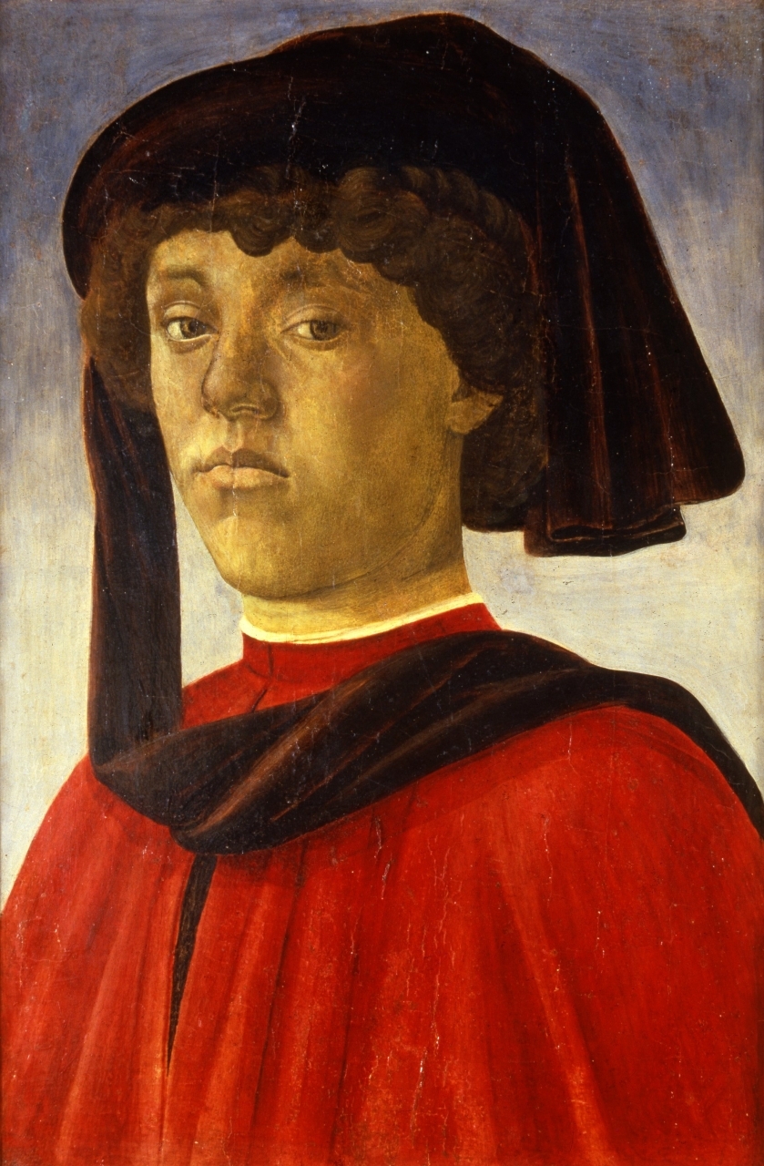 ritratto d'uomo (dipinto) di Filipepi Alessandro detto Botticelli (terzo quarto sec. XV) 