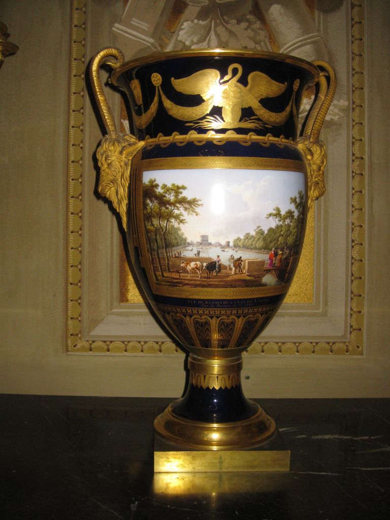 paesaggio (vaso, serie) - manifattura di Sèvres (sec. XIX)