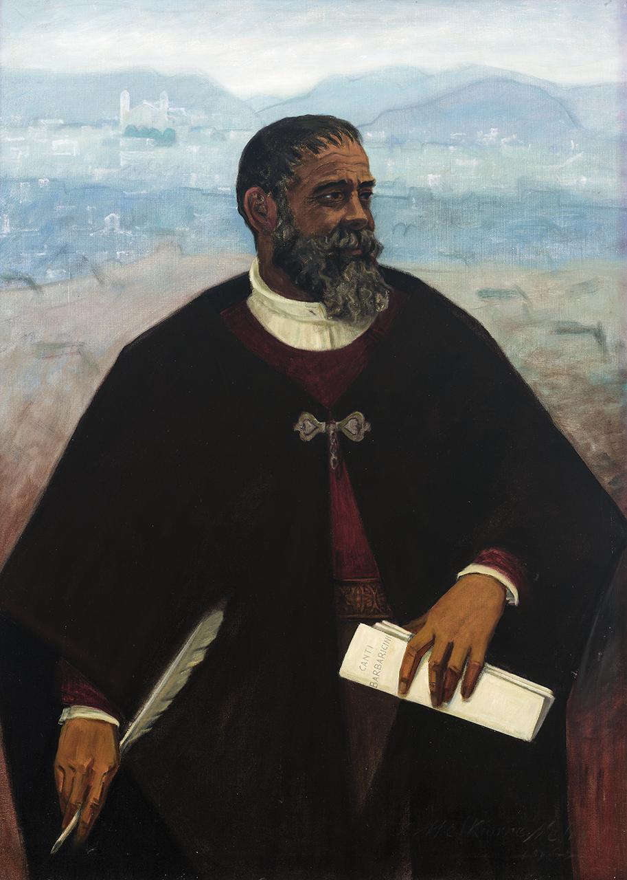 Ritratto di sebastiano satta, ritratto d'uomo (dipinto)