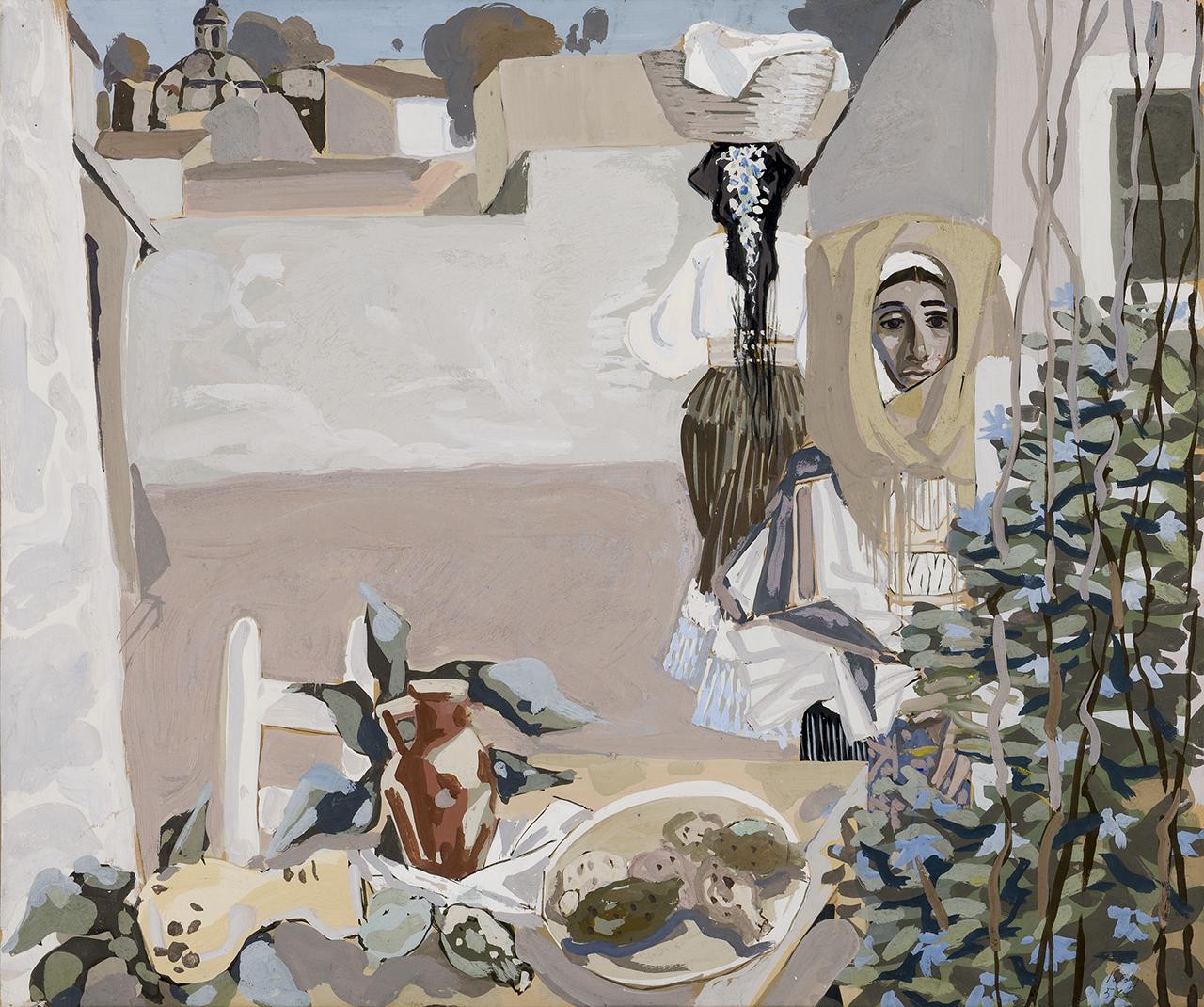Paesane (donne di dorgali), figure femminili (dipinto)