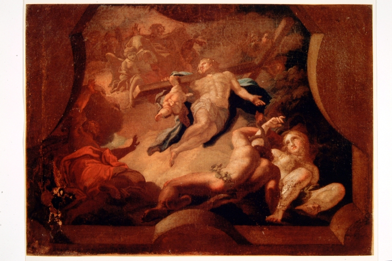 Cristo in gloria (dipinto) di D'Anna Vito (sec. XVIII)