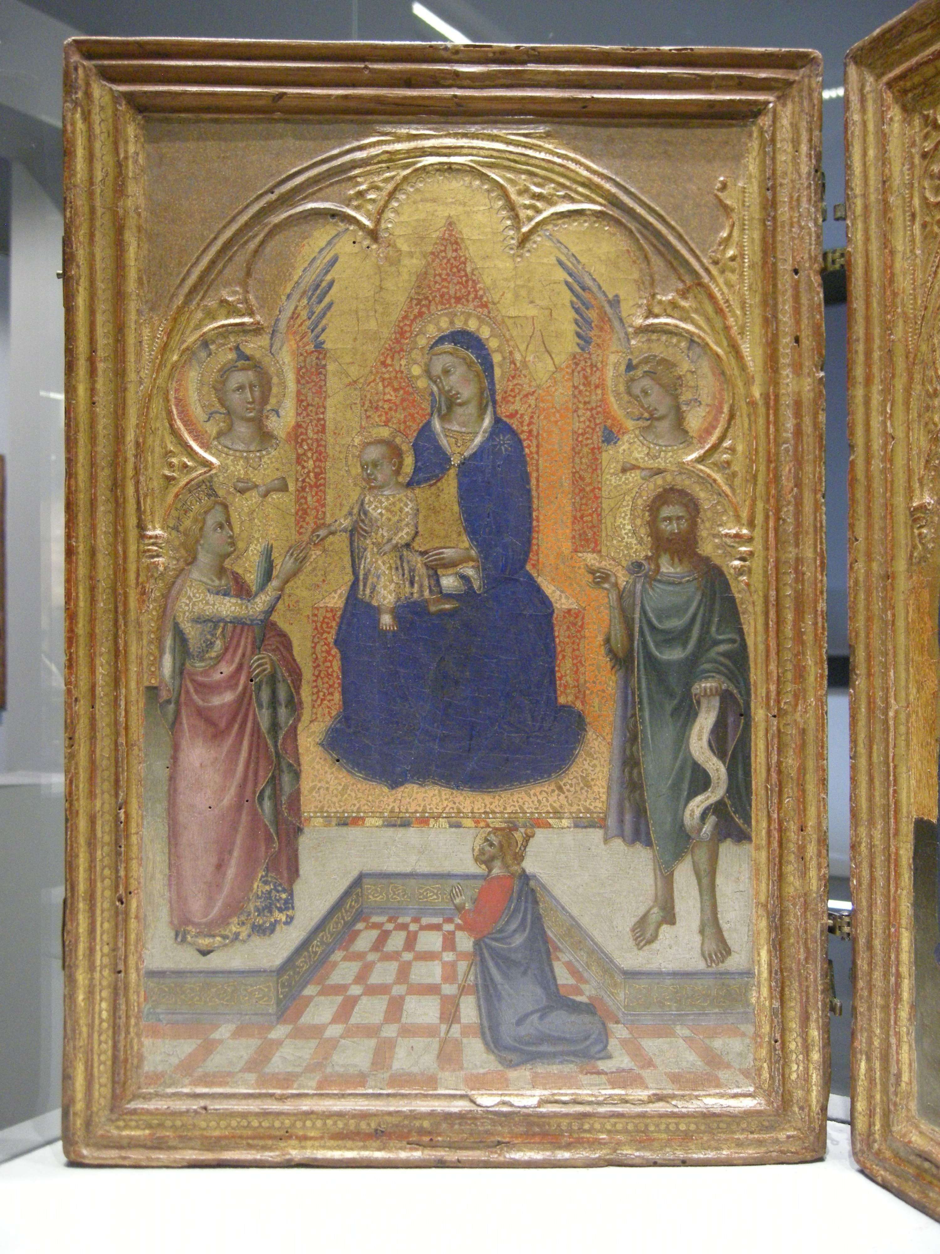 matrimonio mistico di Santa Caterina d'Alessandria (dipinto, elemento d'insieme) di Niccolò di Bonaccorso (attribuito) (seconda metà sec. XIV)