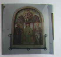 Madonna delle Grazie in trono con Santi (dipinto) - ambito napoletano (primo quarto XVI)