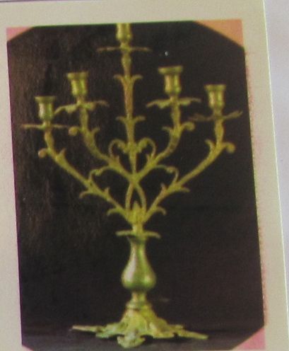 candelabro, serie - ambito napoletano (prima metà XX)