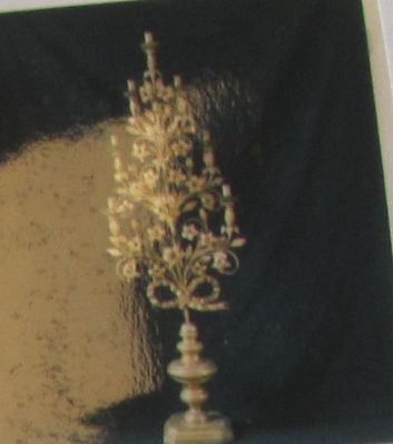 candelabro, serie - ambito napoletano (fine/ inizio XIX/XX)