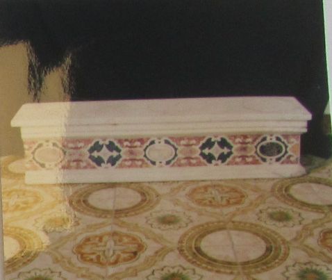 gradino d'altare, frammento - ambito napoletano (metà XVIII)