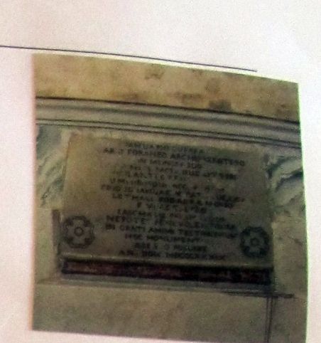 lapide commemorativa - ambito napoletano (secondo quarto XIX)