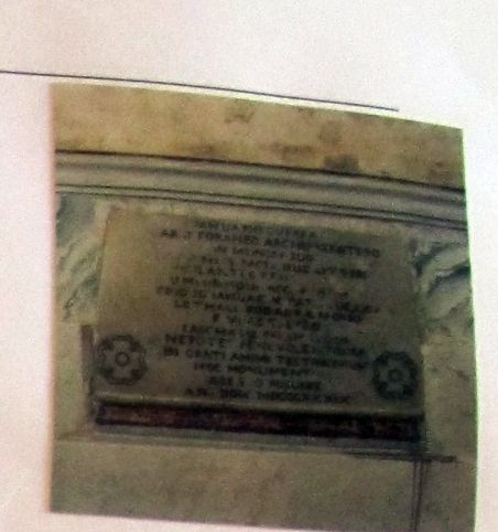 lapide commemorativa - ambito napoletano (secondo quarto XIX)