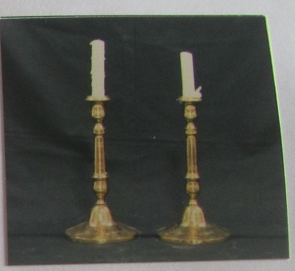 candelabro, serie - ambito napoletano (fine/ inizio XIX/ XX)