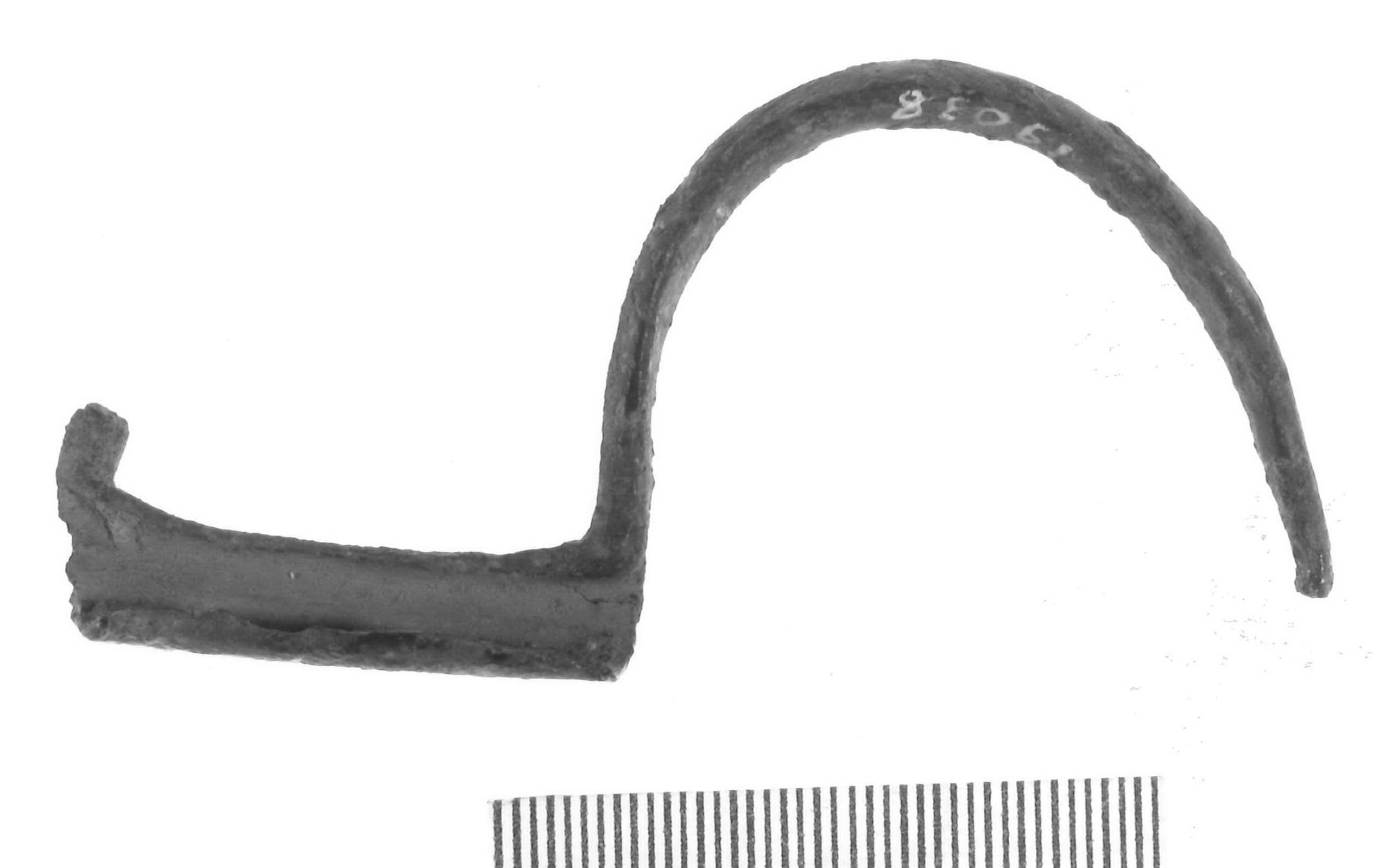 fibula, tipo "pre-Certosa" - Piceno IV A (sec. VI a.C)