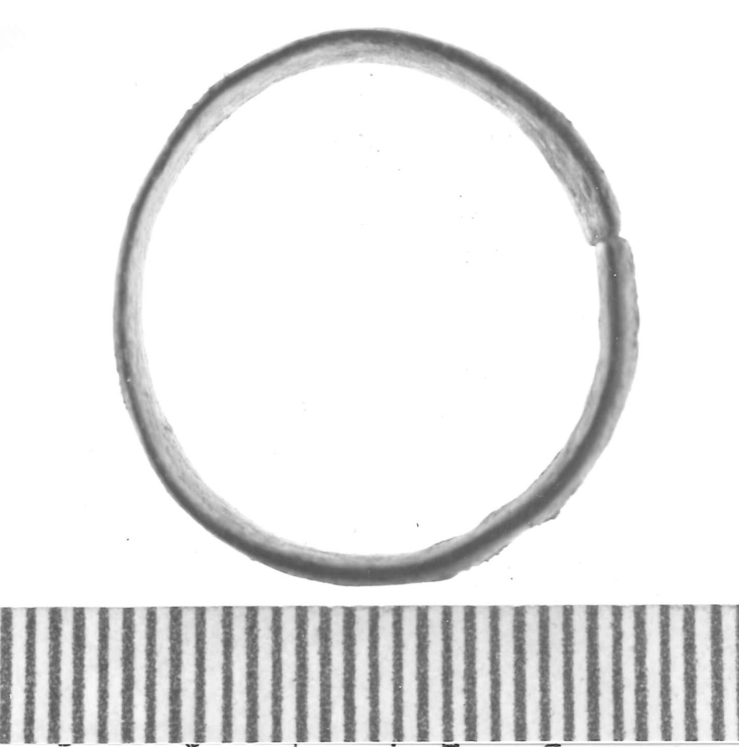 anello digitale a capi accostati - Piceno IV A (sec. VI a.C)