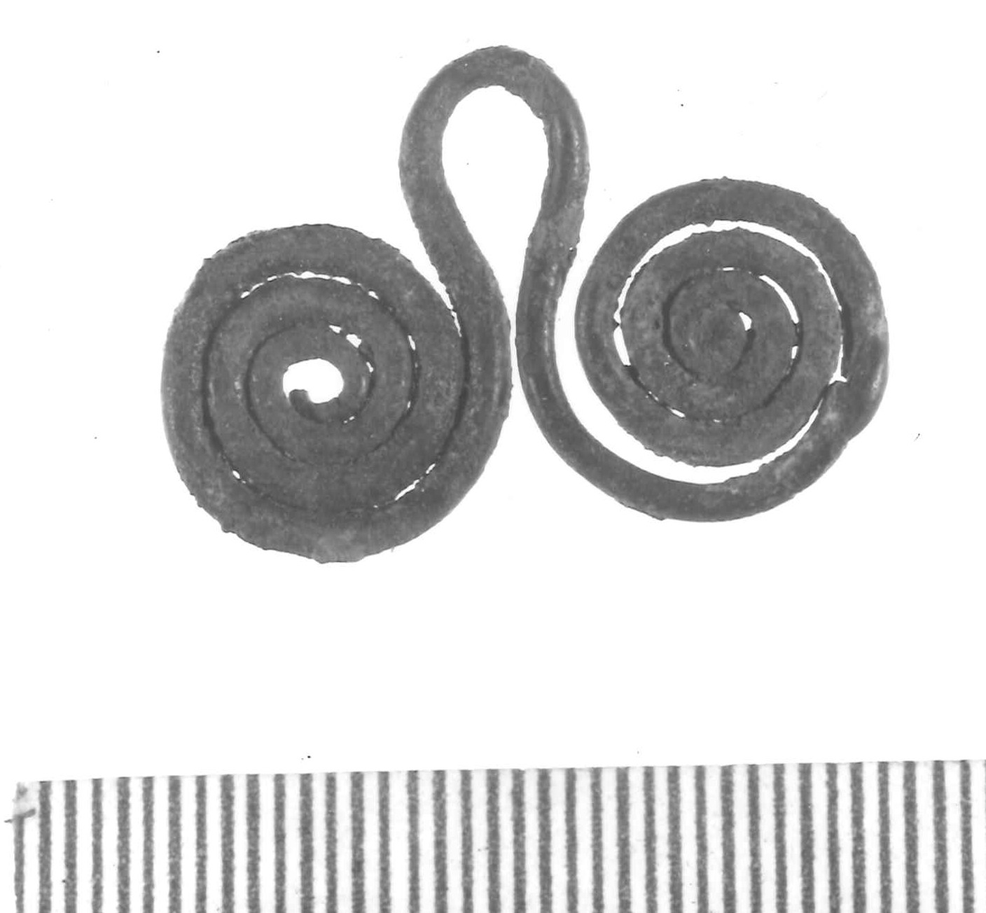 pendaglio ad occhiali - Piceno IV A (sec. VI a.C)