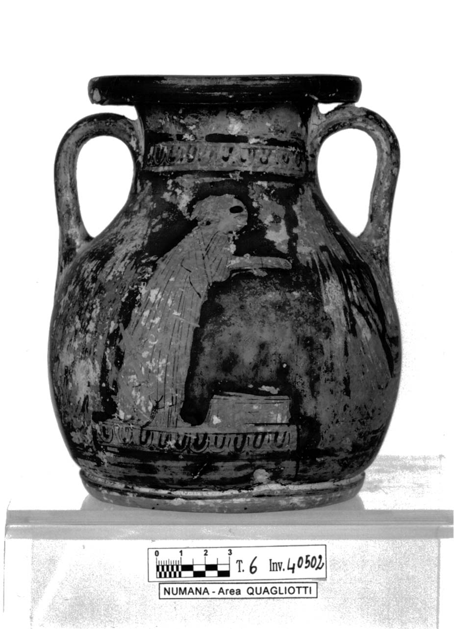 pelike di Pittore di Bonn 2053 - produzione attica (ultimo quarto sec. V a.C)