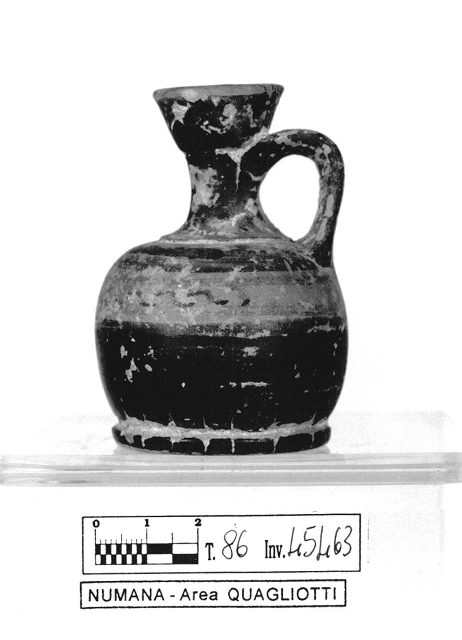 lekythos aryballica - produzione attica (fine sec. V a.C)
