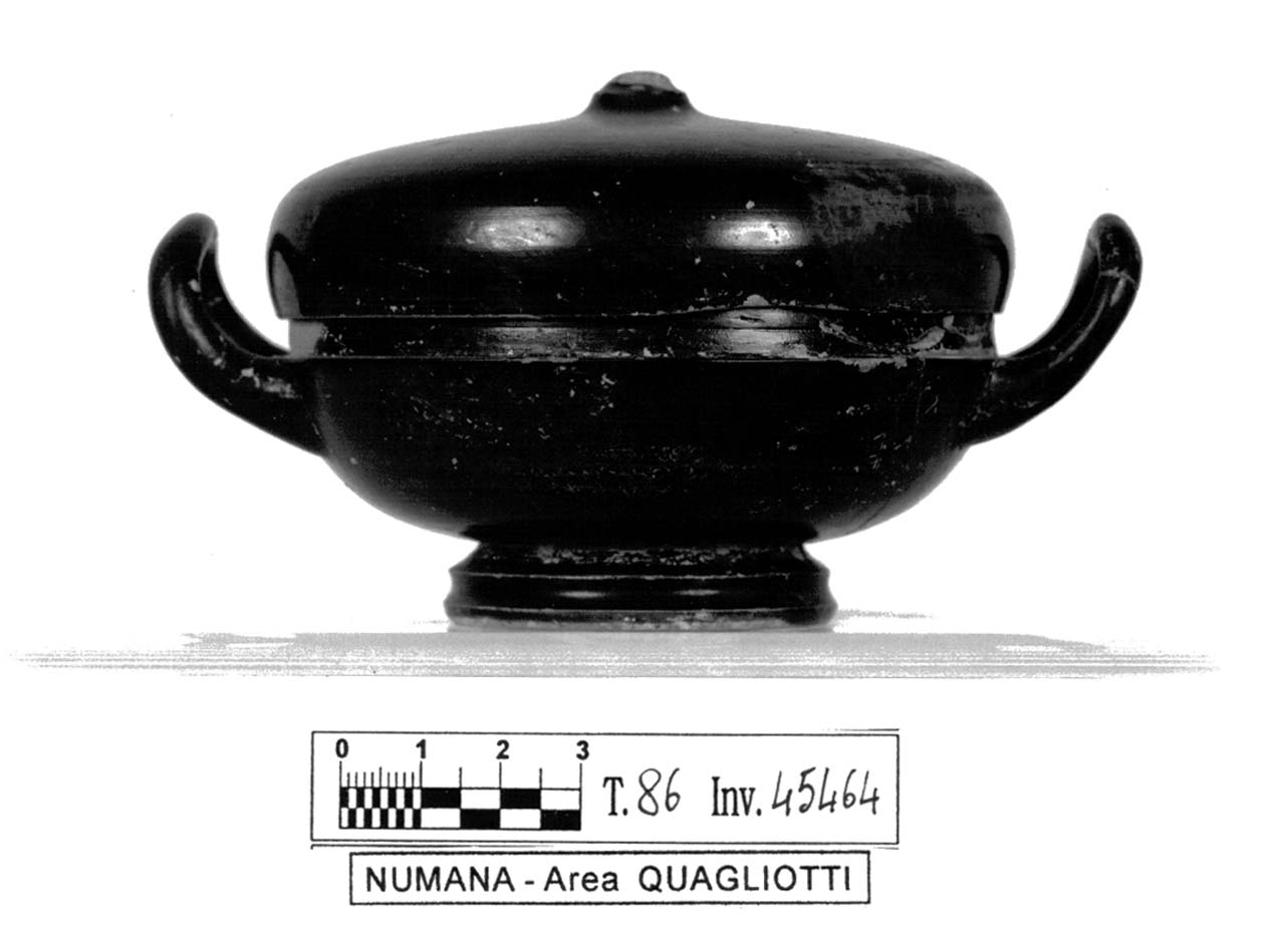 pisside - produzione attica (fine sec. V a.C)