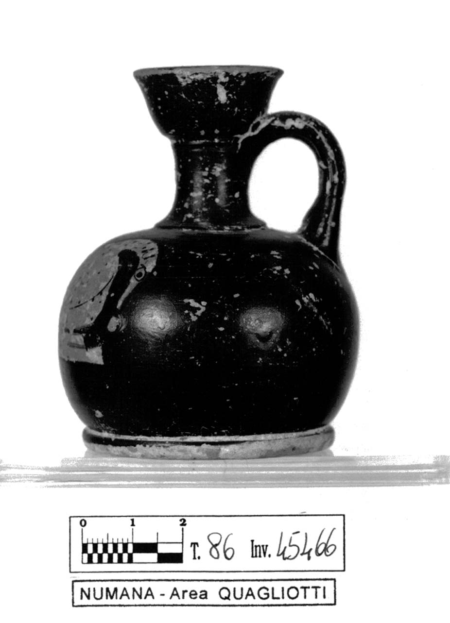 lekythos aryballica - produzione attica (fine sec. V a.C)