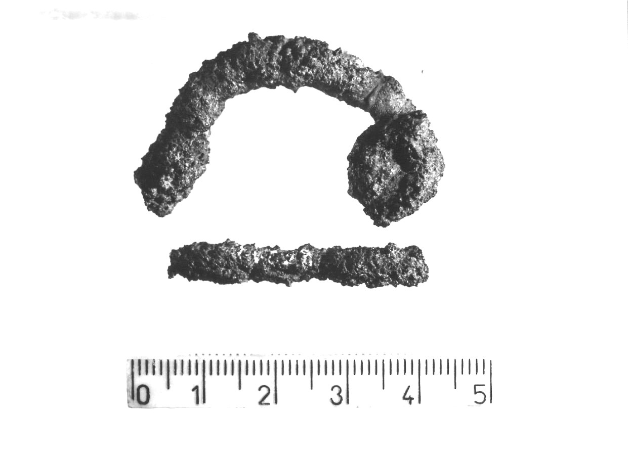 fibula ad arco ingrossato - Piceno VI (secc. IV-III a.C)