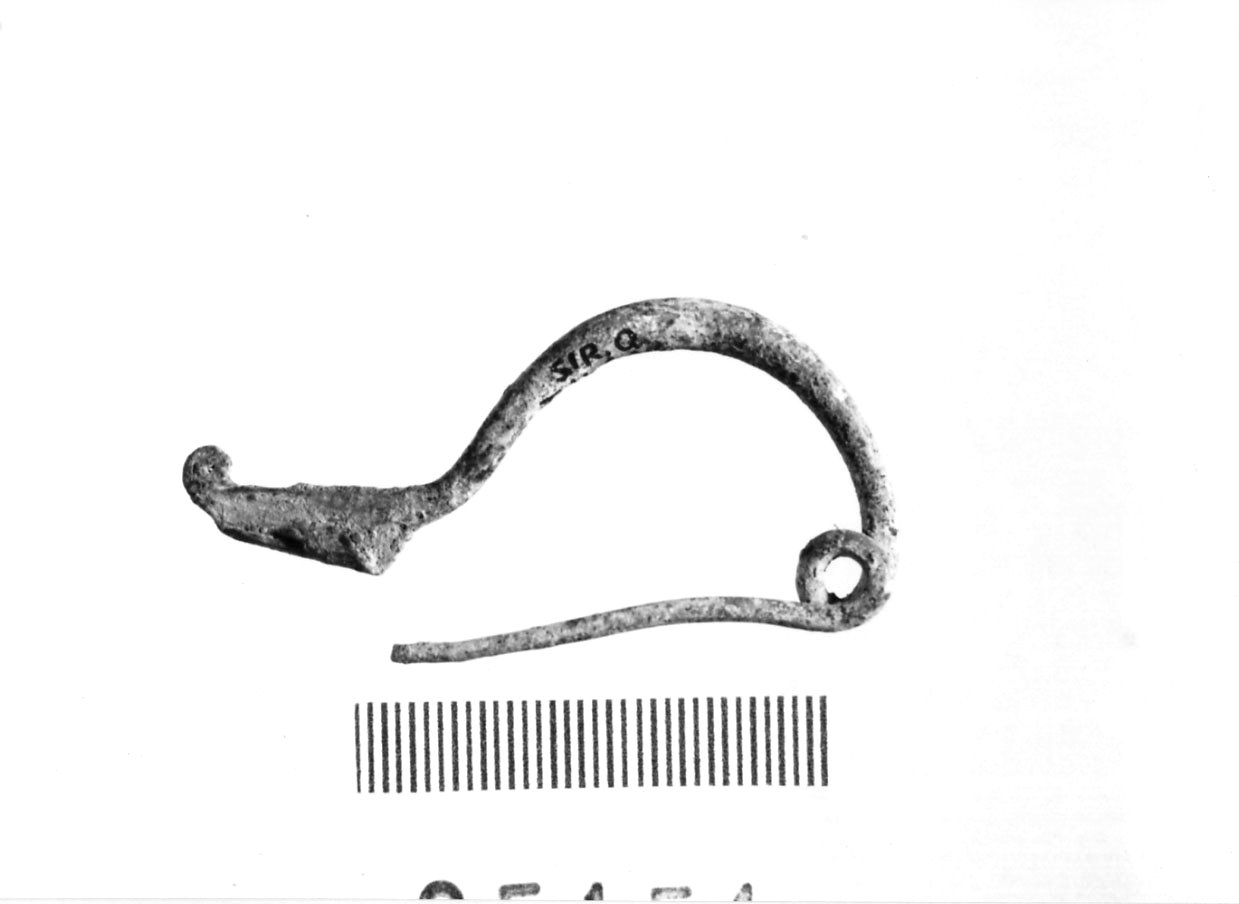 fibula ad arco ingrossato - Piceno VI (prima metà sec. III a.C)