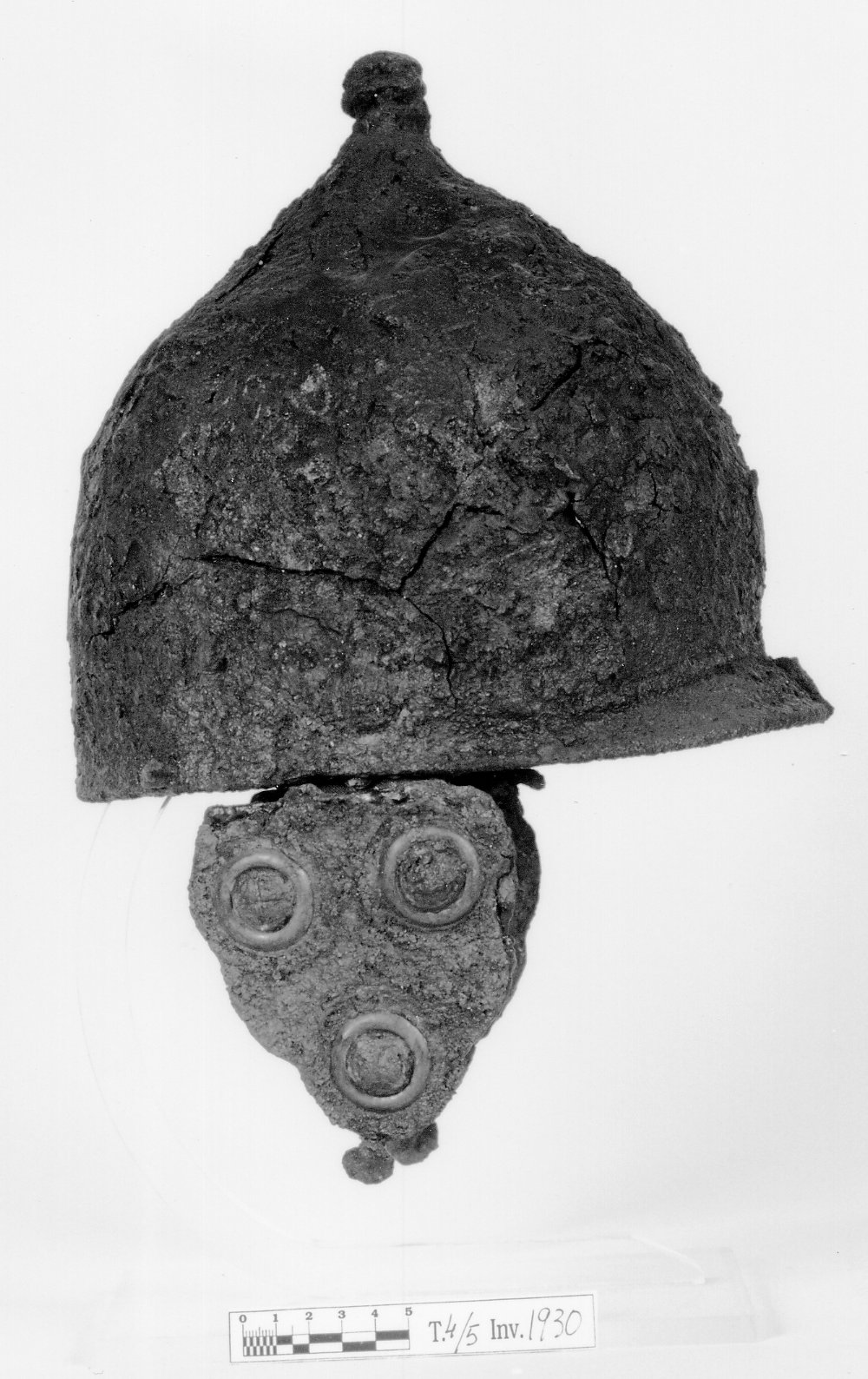 elmo - produzione celtica (metà sec. IV a.C)