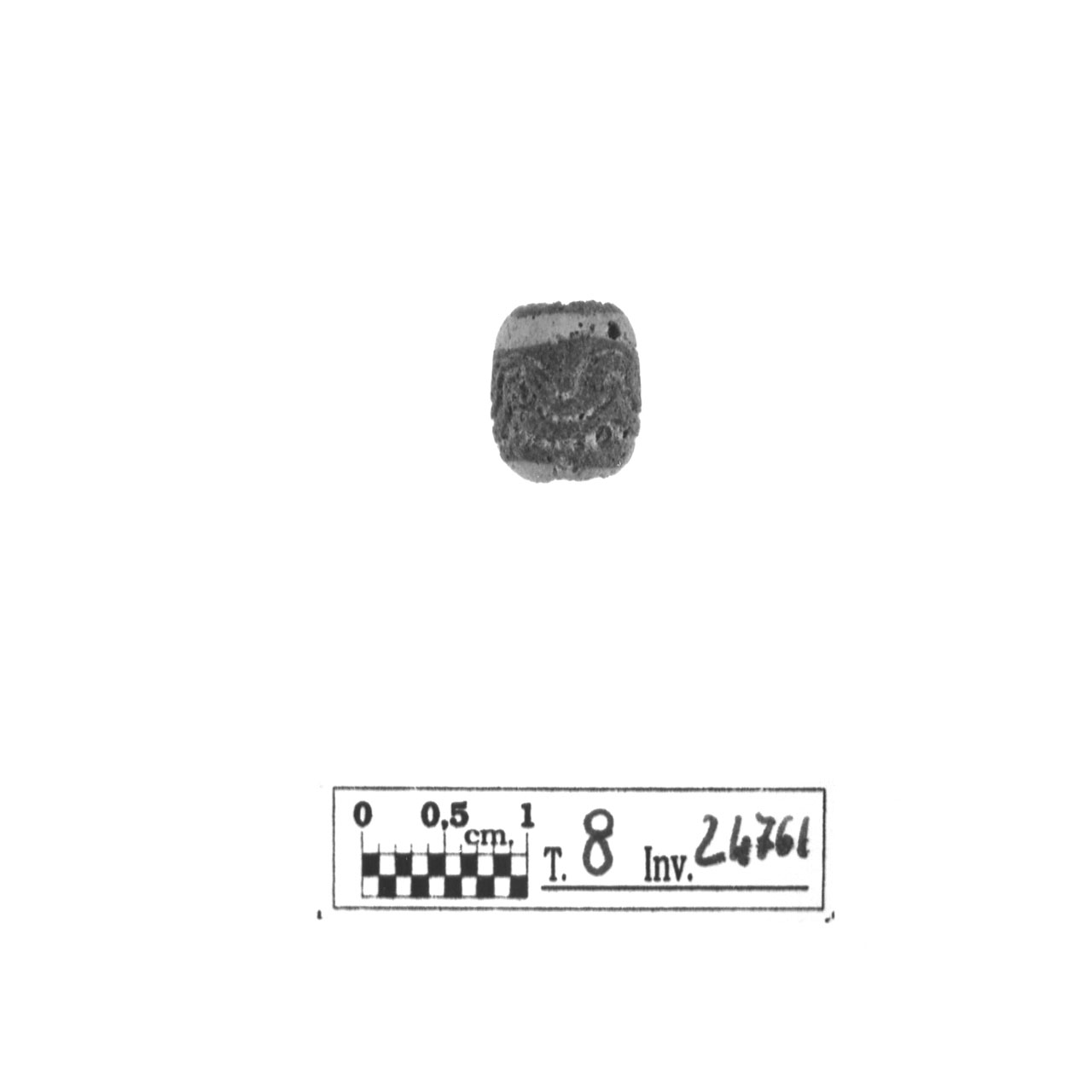 collana (elemento di) - fase Piceno VI (seconda metà sec. IV a.C)