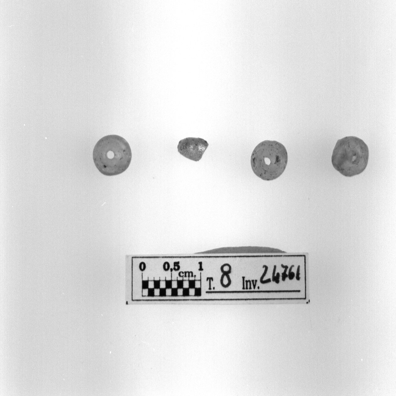 collana (elemento di) - fase Piceno VI (seconda metà sec. IV a.C)