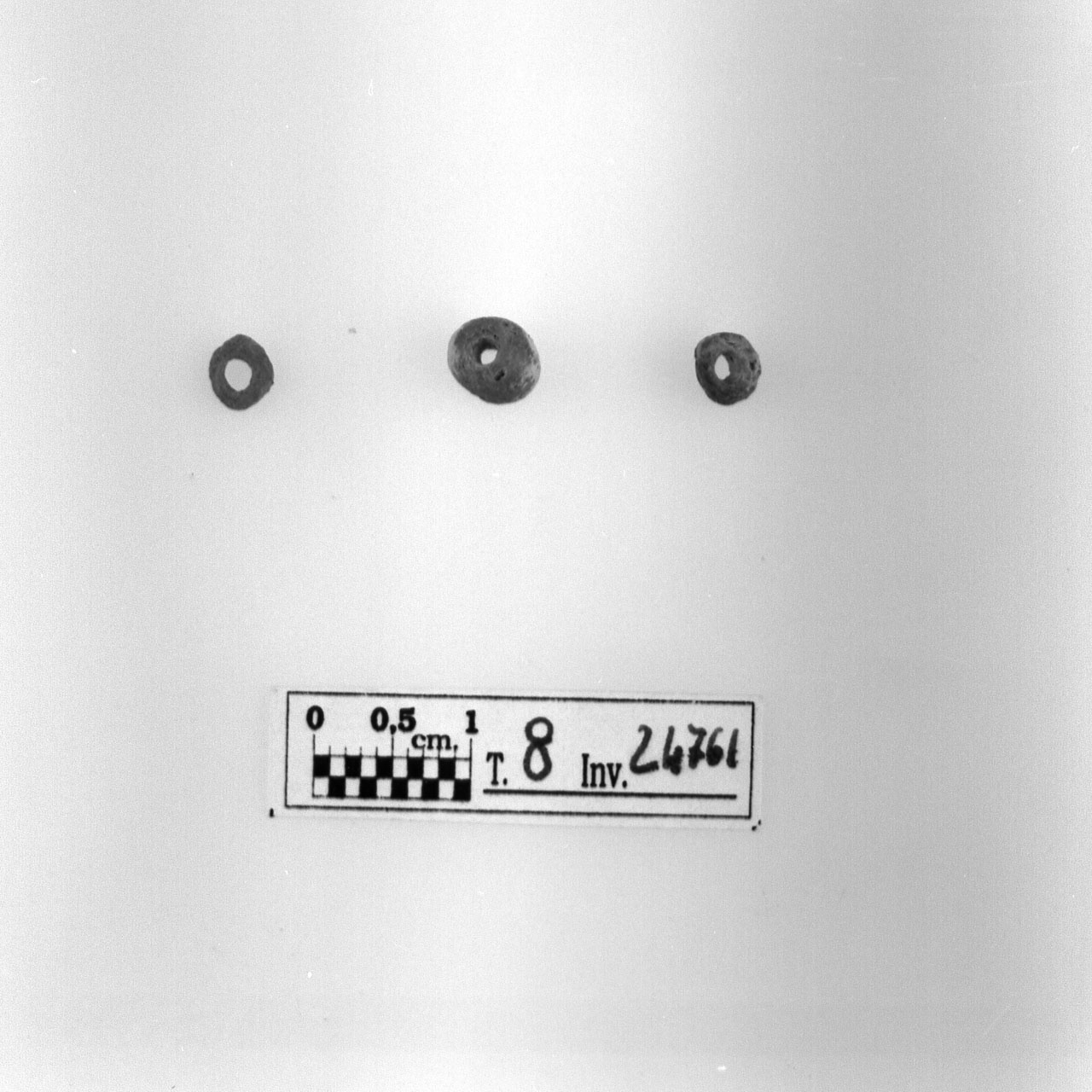 collana (elemento di) - fase Piceno VI (seconda metà sec. IV a.C)