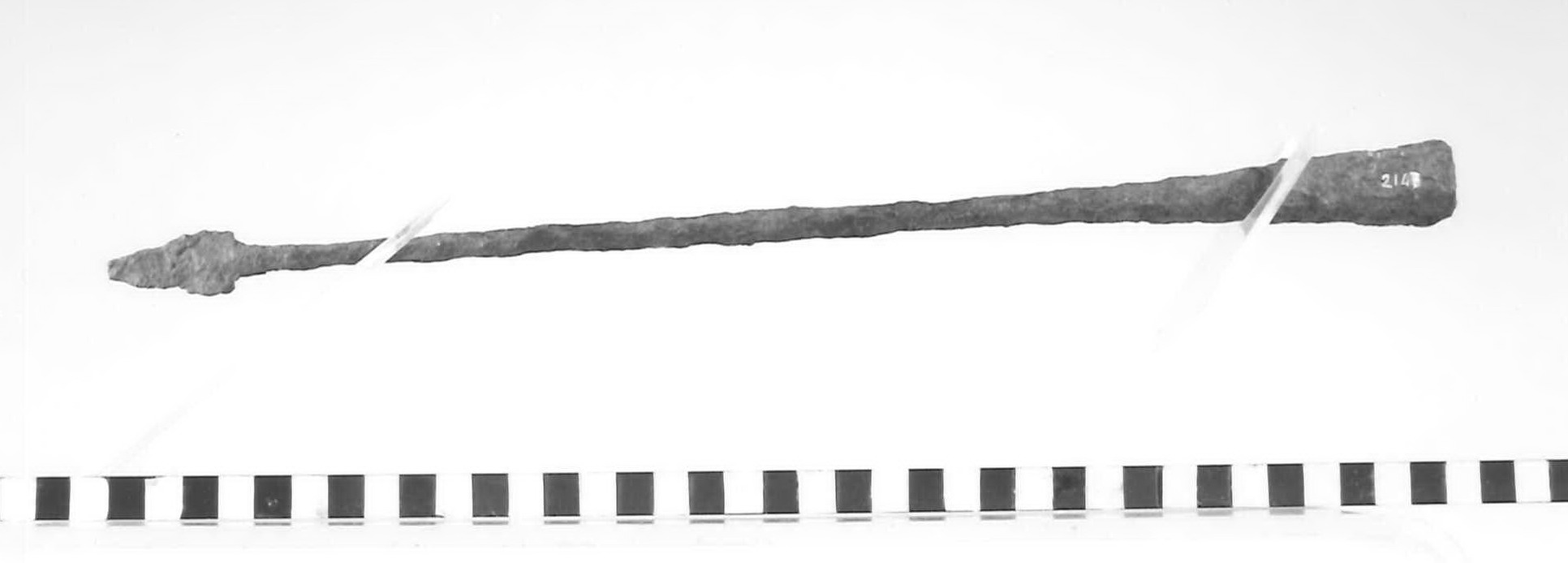punta di giavellotto (seconda metà sec. III a.C)