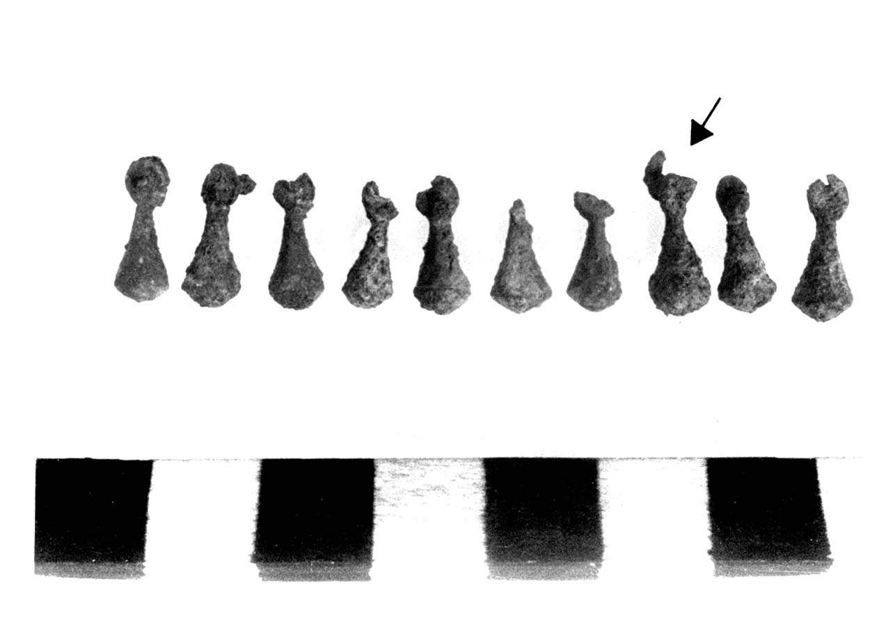 pendente - fase Piceno II (sec. VIII a.C)