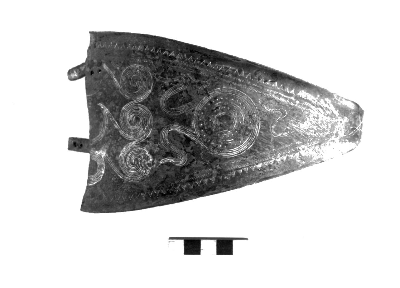 cinturone a losanga - civiltà villanoviana-fase II (sec. VIII a.C)