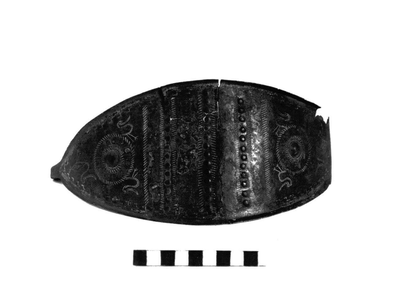 cinturone a losanga - civiltà villanoviana-fase II (sec. VIII a.C)