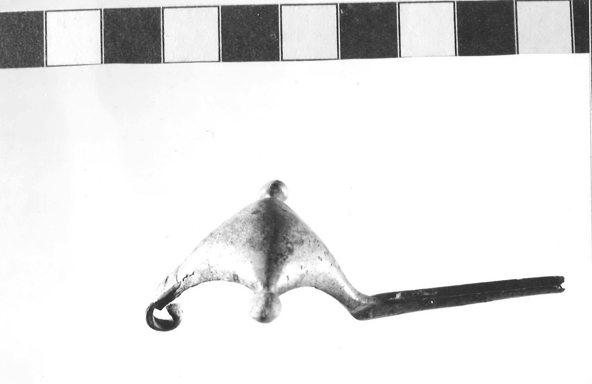 fibula a due bottoni - Piceno III (sec. VII a.C)