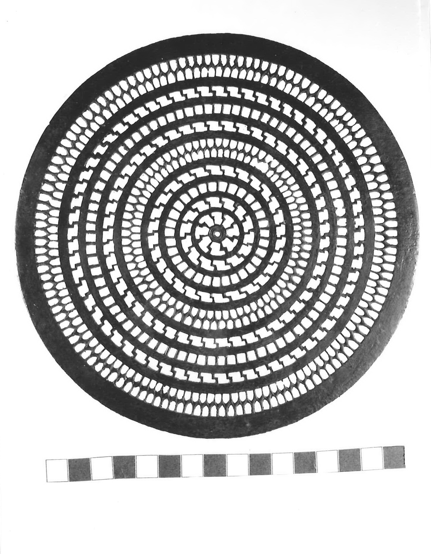 disco - Piceno III (fine/inizio secc. VII-VI a.C)
