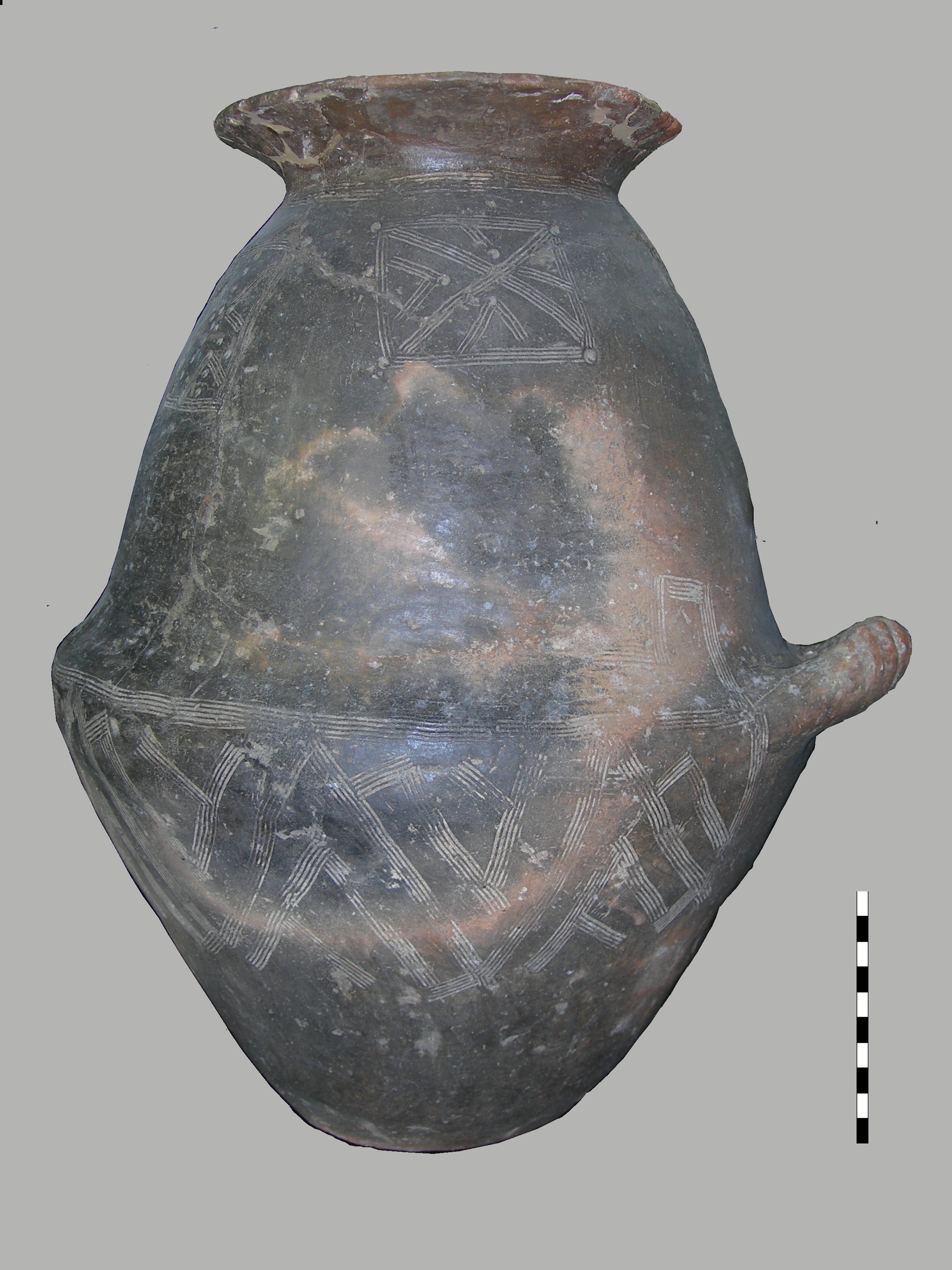 urna biconica - piceno II (sec. VIII a.C)