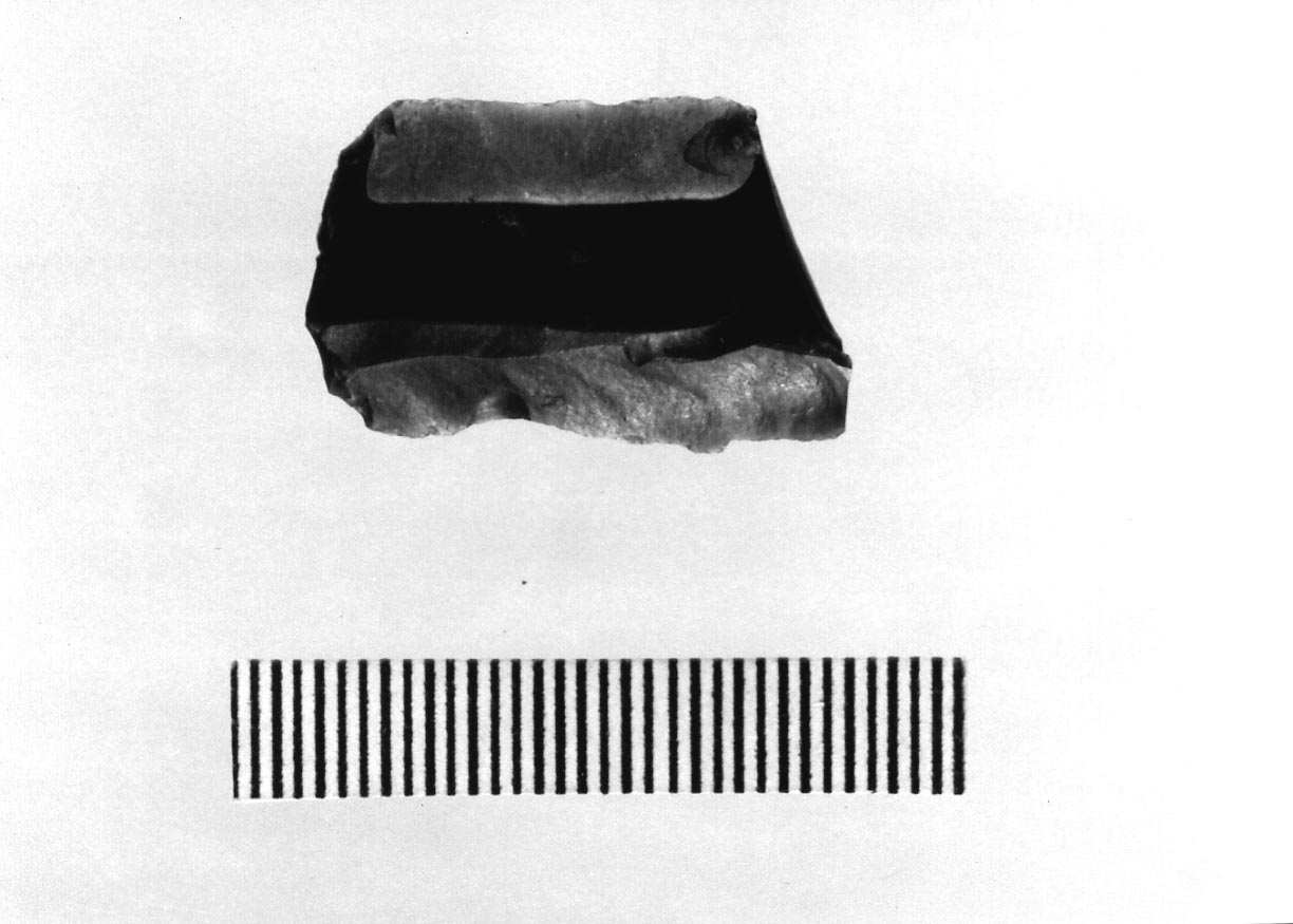 grattatoio frontale lungo a ritocco laterale (Neolitico)