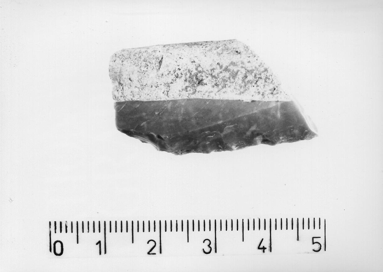 lama a dorso e troncatura obliqua/ frammento (Neolitico)